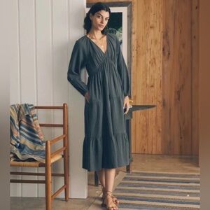 Faherty Dream Cotton Gauze Sirene Midi Dress size XXL
